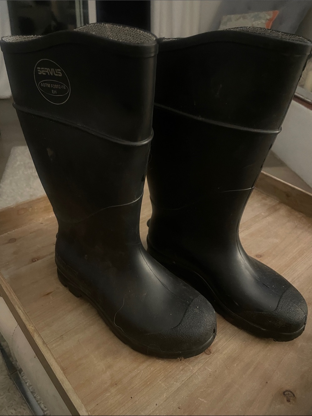 Servus Kids Black Waterproof Rain Boots